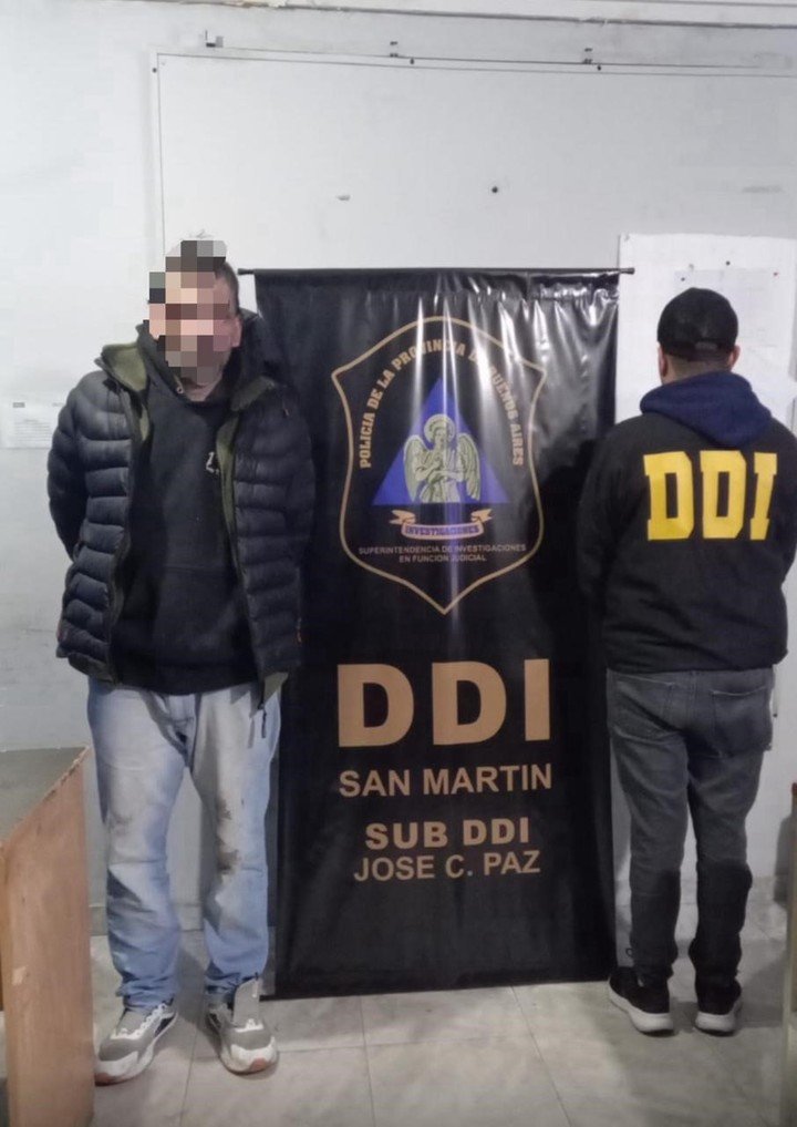 "Chama", acusado de ser el autor del doble crimen Obregón Lemos y Villa.