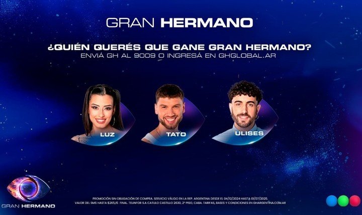 Estos son los finalistas de la actual edición de Gran Hermano. 