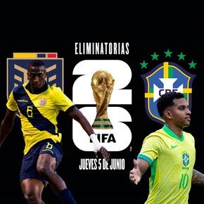 Ecuador vs. Brasil, por las Eliminatorias Sudamericanas: hora, TV y probables formaciones