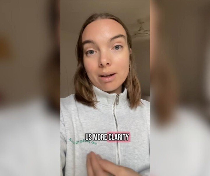 El tema desató un debate en TikTok. Foto: captura de video/TikTok @claritywithalex.