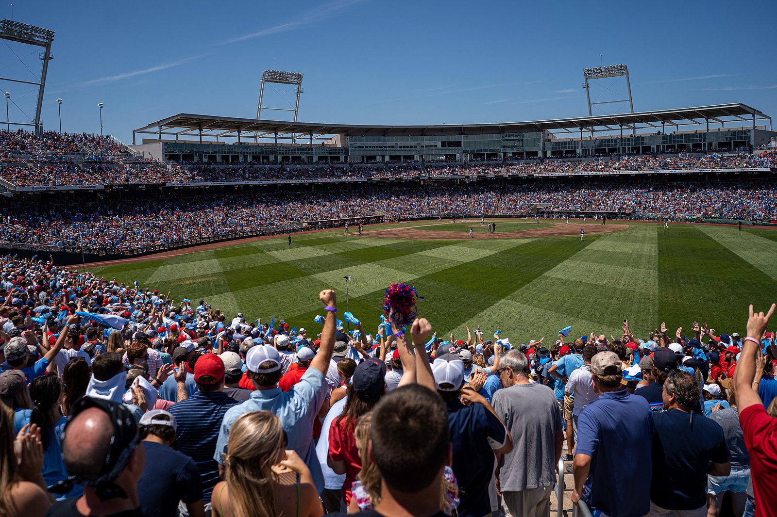 Why there's a 30-foot, 15K-pound fiberglass tiger circling the Men's College World Series