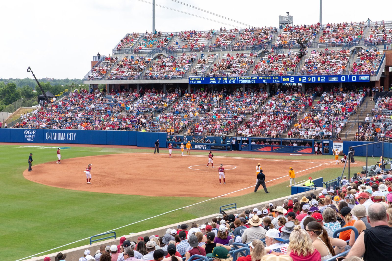 Why there's a 30-foot, 15K-pound fiberglass tiger circling the Men's College World Series
