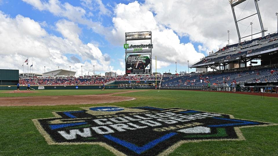 Why there's a 30-foot, 15K-pound fiberglass tiger circling the Men's College World Series