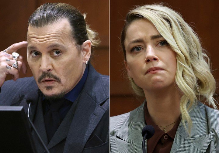 En 2022, Johnny Depp y Amber Heard protagonizaron un mediático juicio que se transmitió por YouTube. Foto: AP. 
