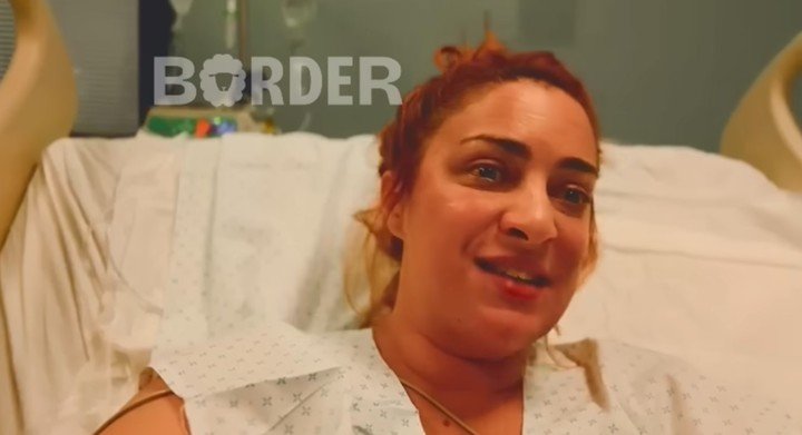 María Julia Oliván, internada en el Hospital Alemán