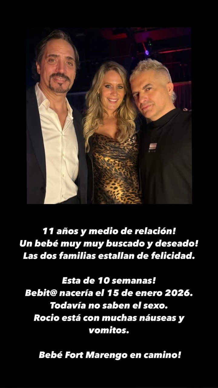 Rocío Marengo está embarazada de su primer hijo con Eduardo Fort. Foto: Instagram