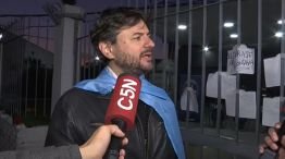 Grabois, al ser liberado en Lugano.