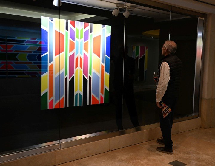 Andrea Fried en el Paseo de las Artes. 