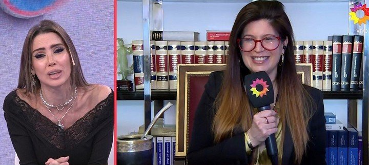 Amalia Díaz Guiñazu, Elba Marcovecchio. Fotos: Captura TV.