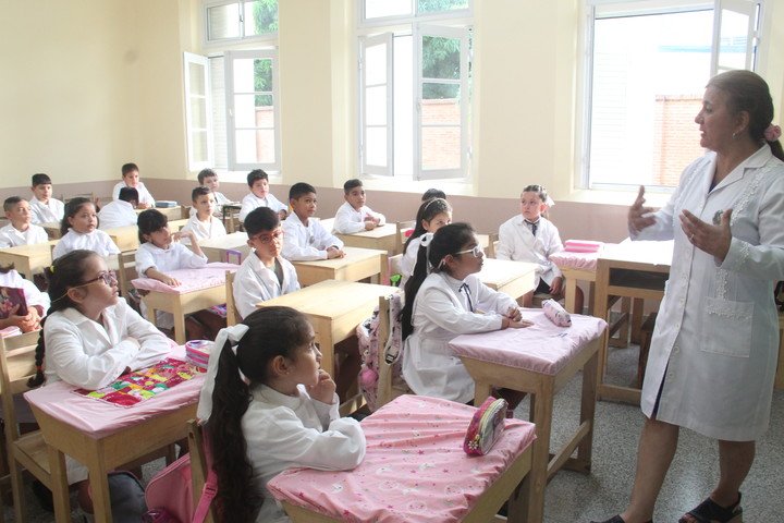 En Argentina, durante los feriados nacionales no hay clases en las escuelas. Foto: Télam.