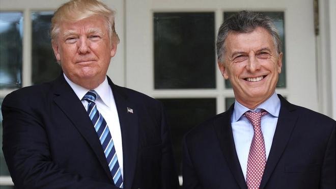 El Gobierno respaldó a Trump en El Cronista, Economía