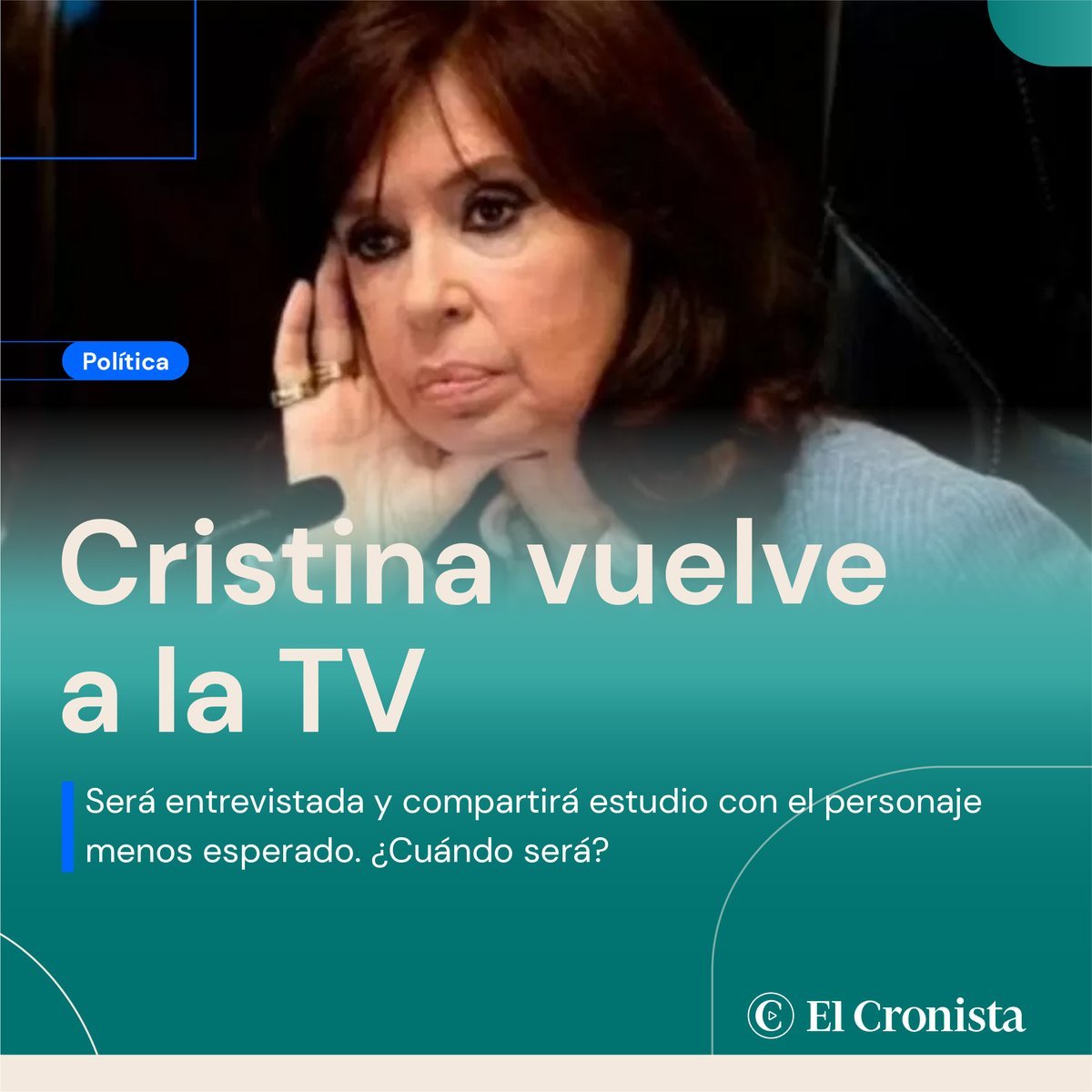 Domiciliaria a Cristina en El Cronista, Economía