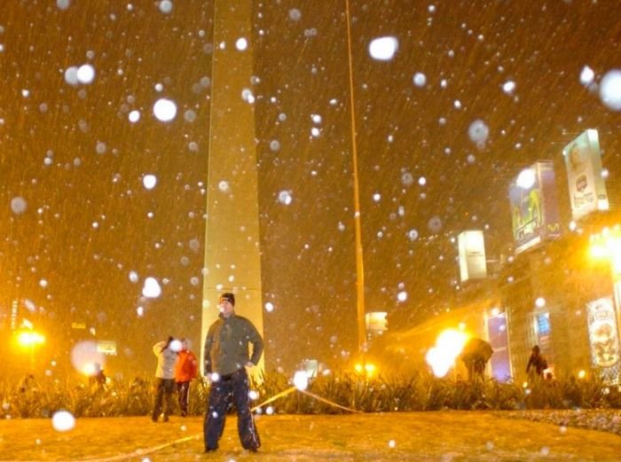 Nieva en Buenos Aires en El Cronista, Información General