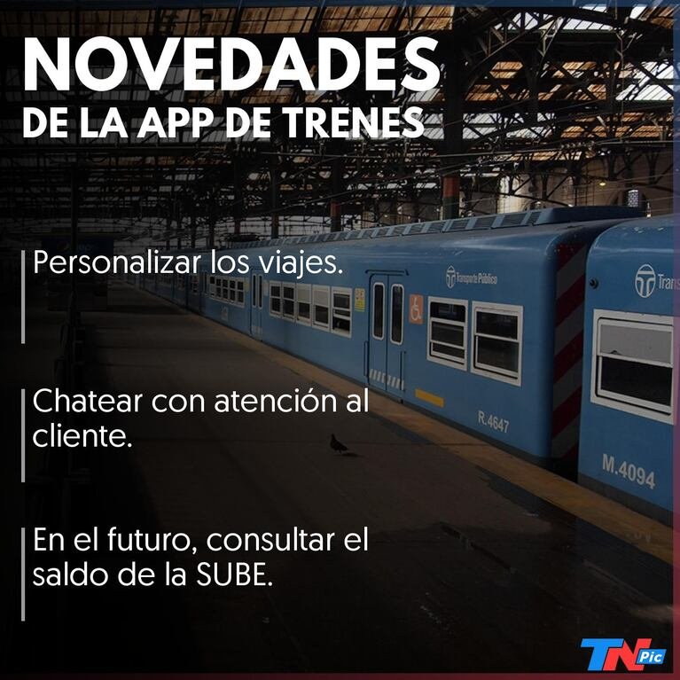 Atención pasajeros de tren en El Cronista, Información General