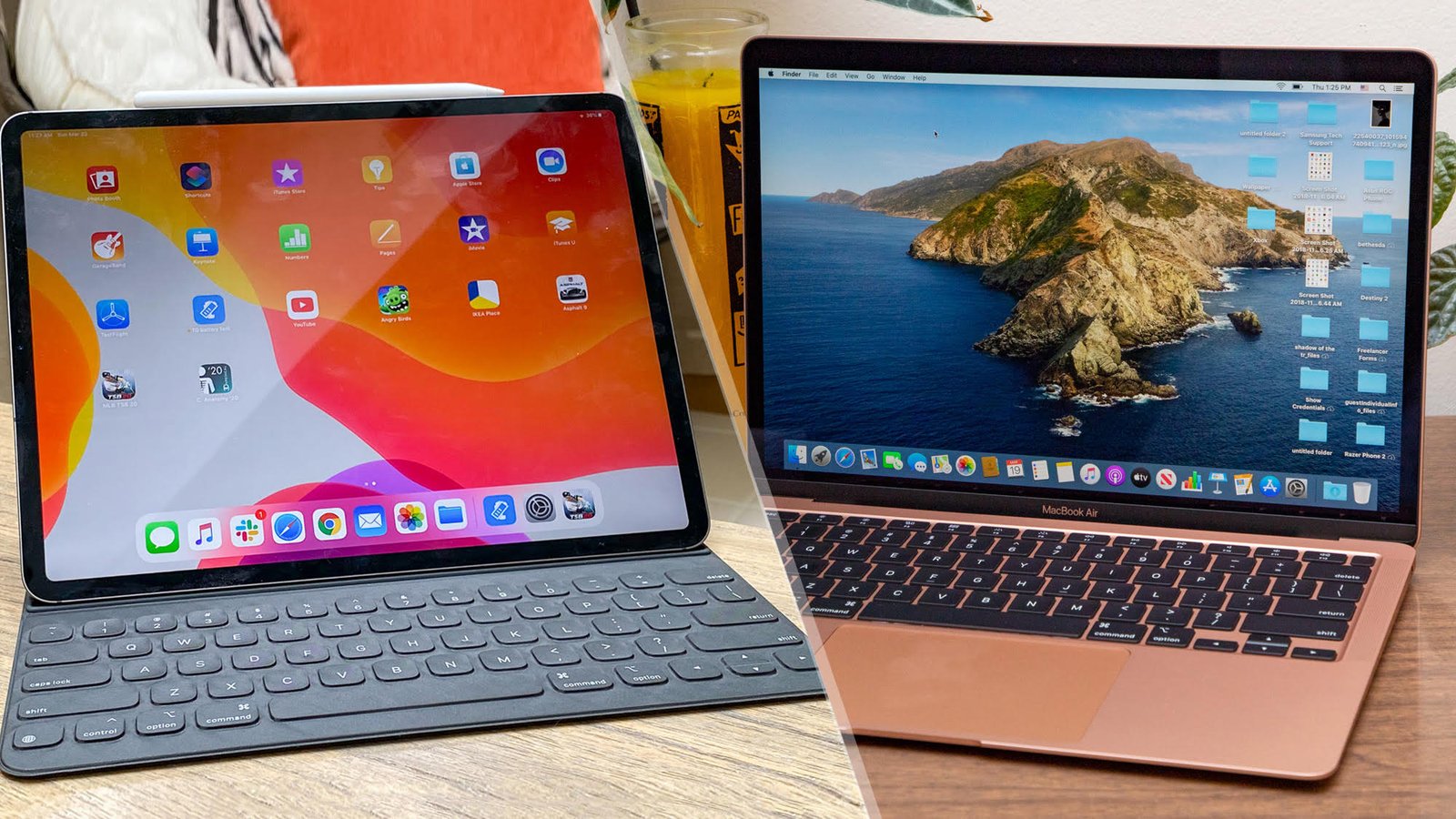 MacBook Pro vs. MacBook Air iPad