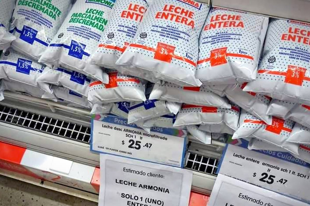 Verónica tiene sus tres plantas paralizadas y ya falta leche en las góndolas en El Cronista, Negocios