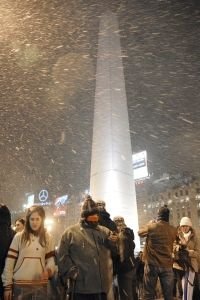 Nieva en Buenos Aires en El Cronista, Información General