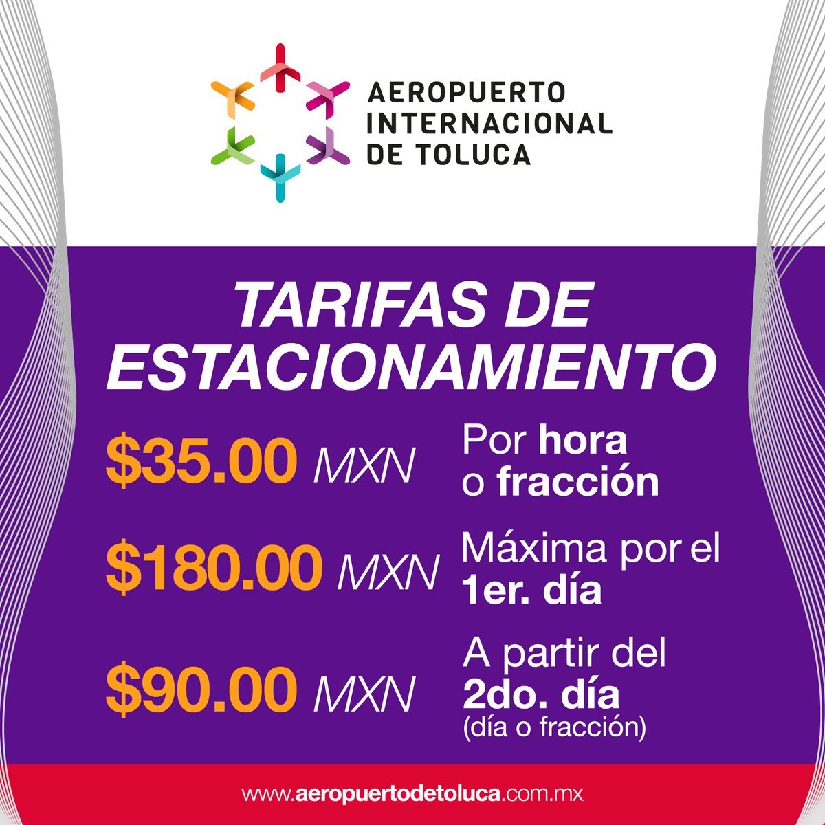 Aumentan el descuento del pago vía whatsapp o telepase del estacionamiento en varios aeropuertos en Destacados, Posteado