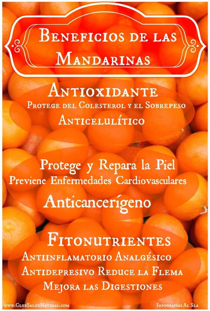 Beneficios de la mandarina en El Cronista, Información General