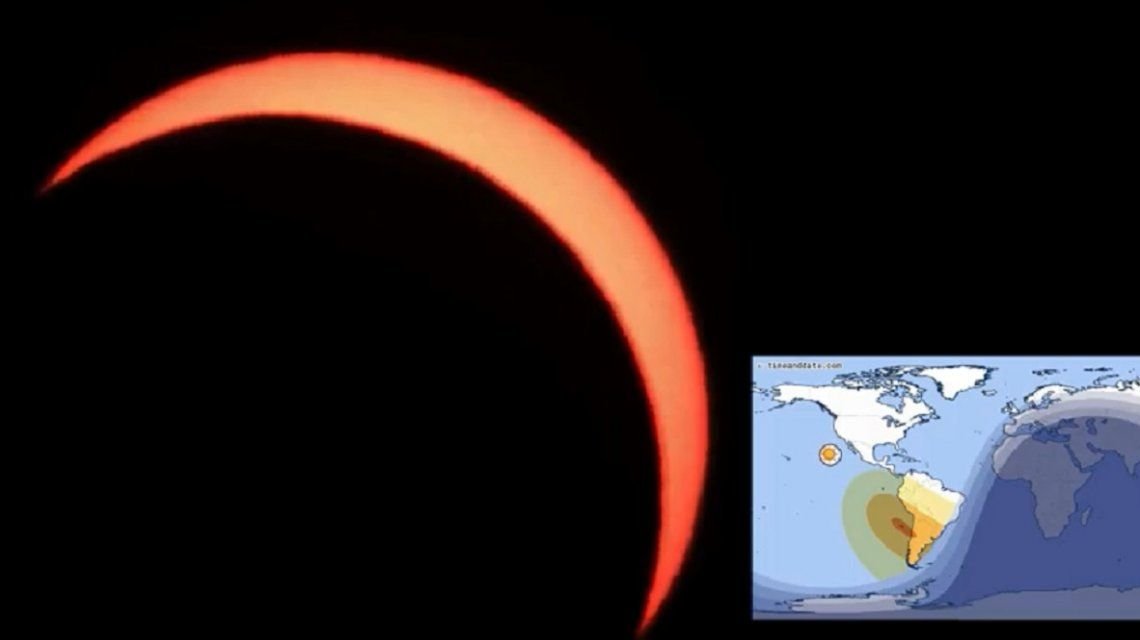 El eclipse del siglo en El Cronista, Información General