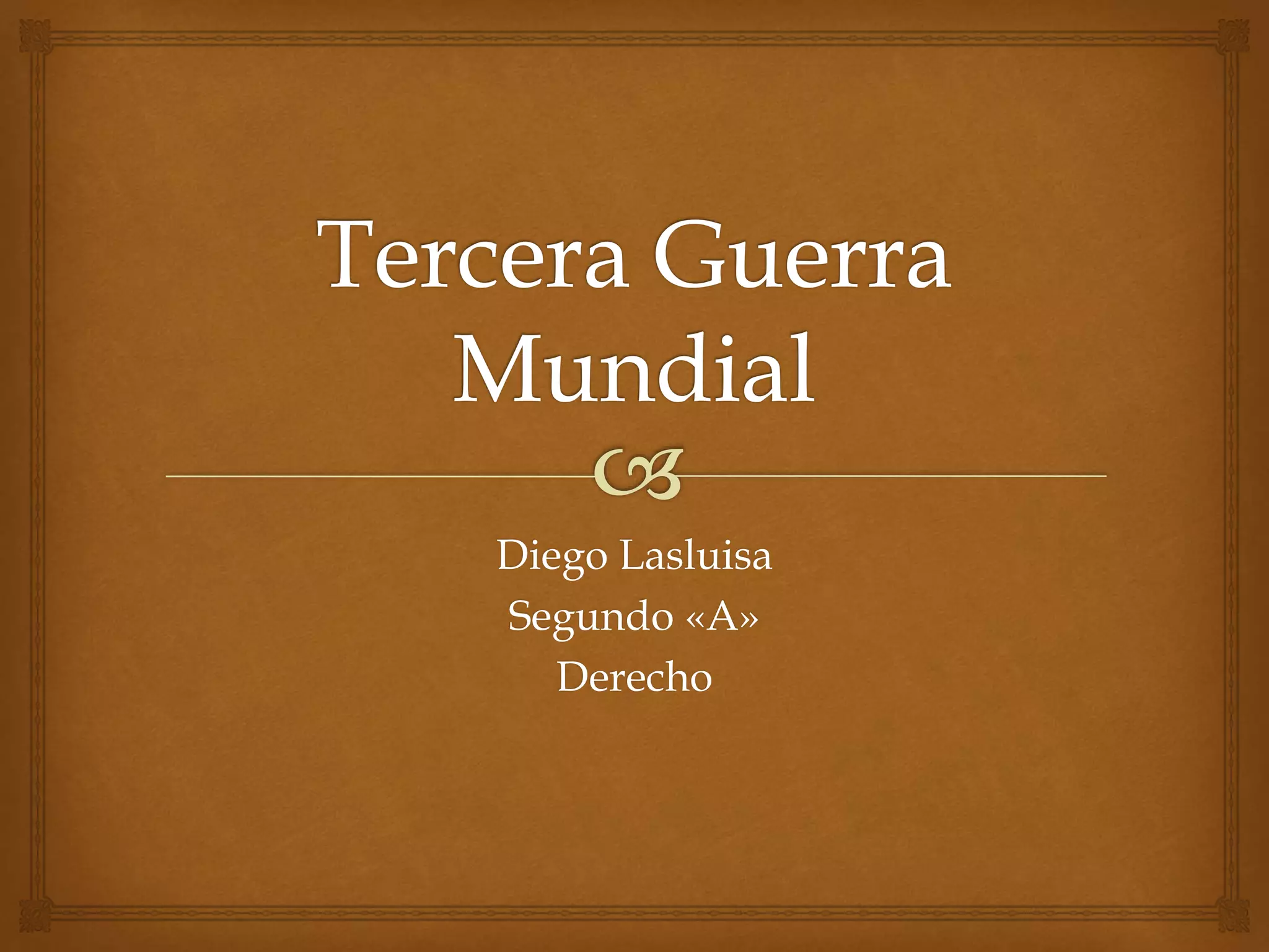 Se acerca la Tercera Guerra Mundial en El Cronista, Información General