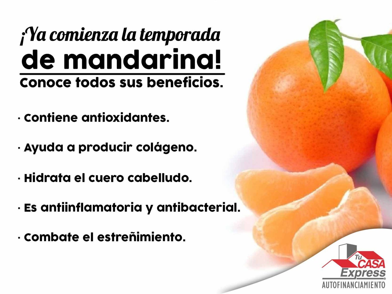 Beneficios de la mandarina en El Cronista, Información General