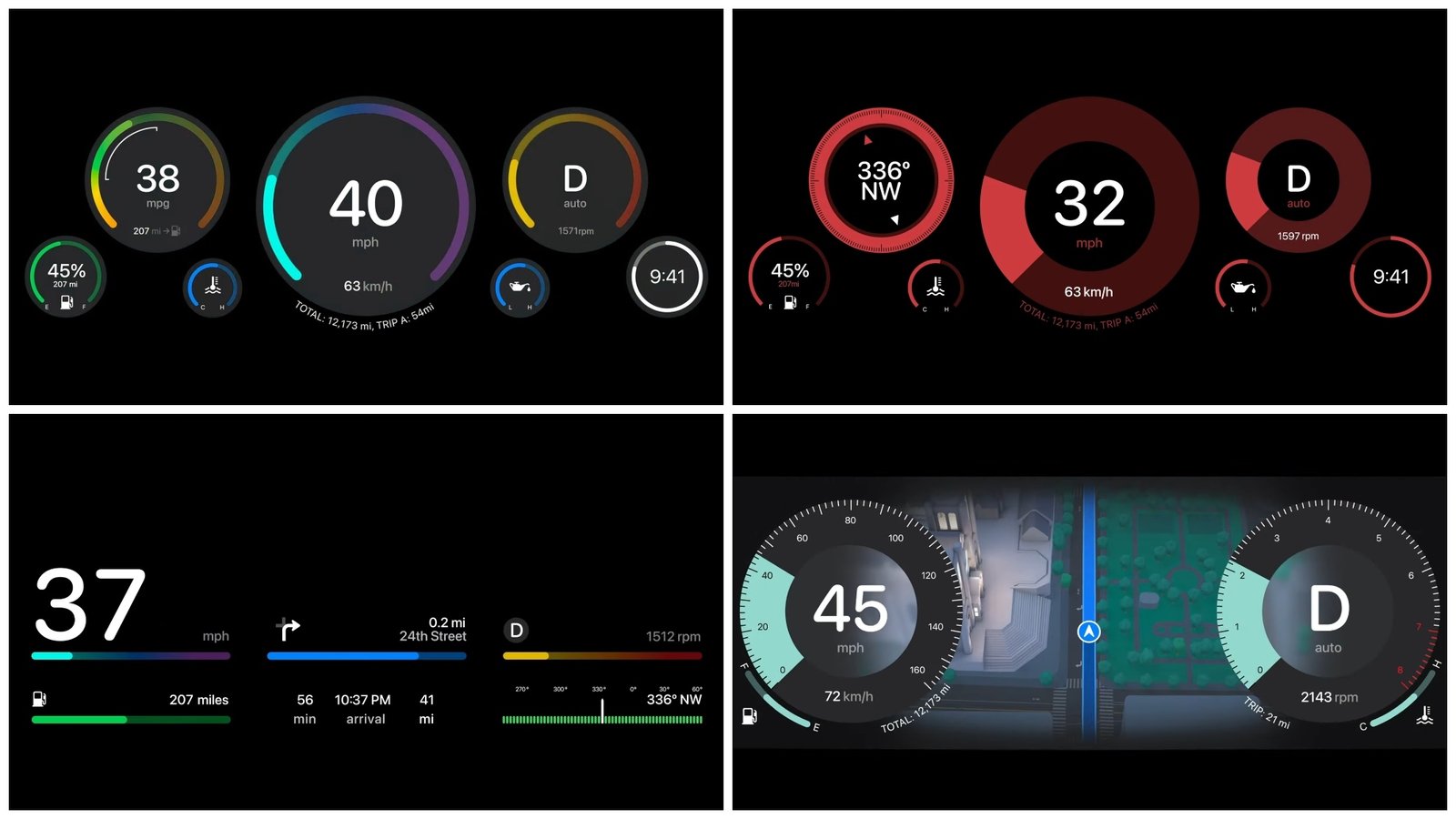 El nuevo CarPlay Ultra de Apple se detalla en un video. Apple Watch