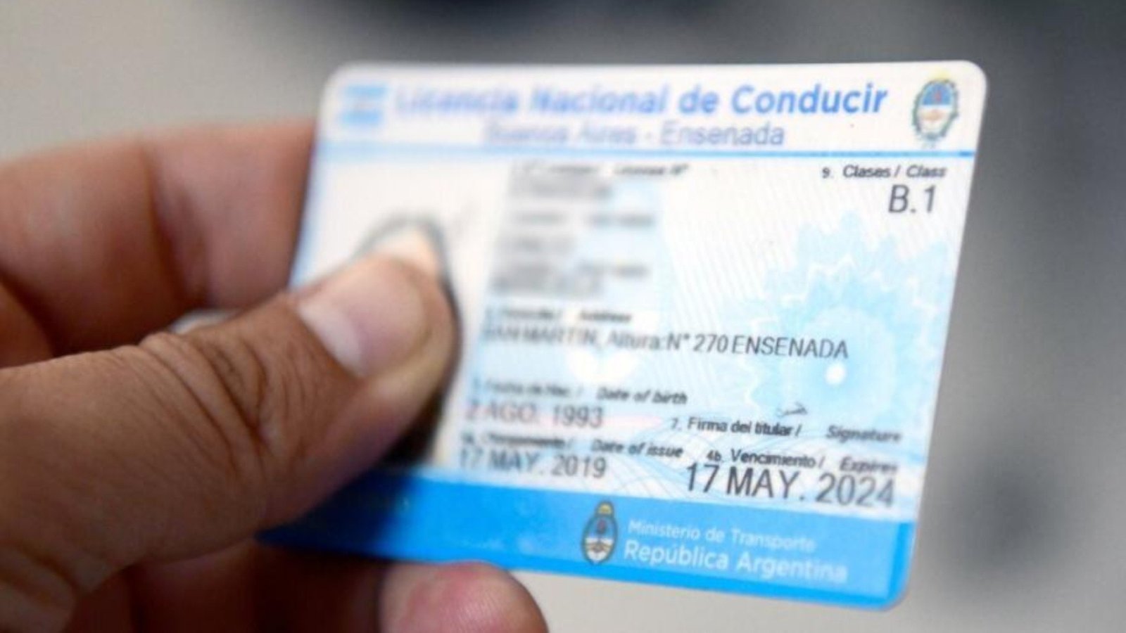 Adiós licencia de conducir en El Cronista, Información General