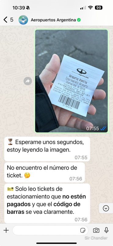 Aumentan el descuento del pago vía whatsapp o telepase del estacionamiento en varios aeropuertos en Destacados, Posteado