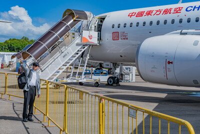 China Eastern confirmó el vuelo a Buenos Aires y el modelo de avión en sus redes sociales en Aerolíneas, Posteado