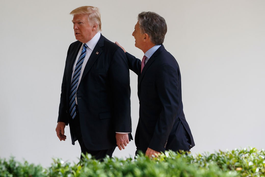 El Gobierno respaldó a Trump en El Cronista, Economía
