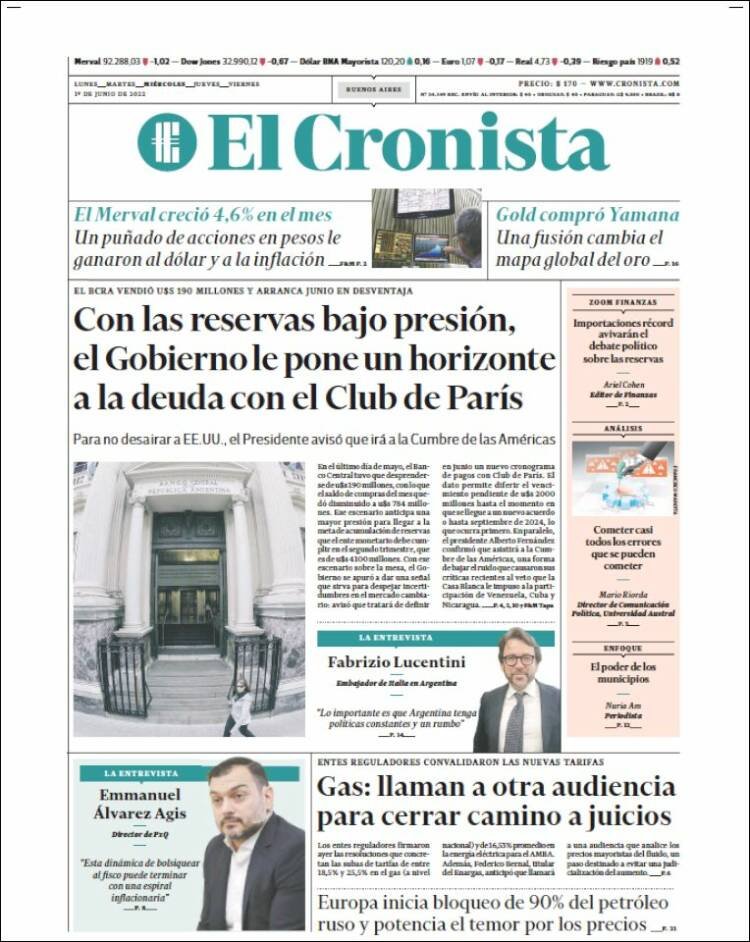 Como de pozo aunque habitable en El Cronista, Negocios