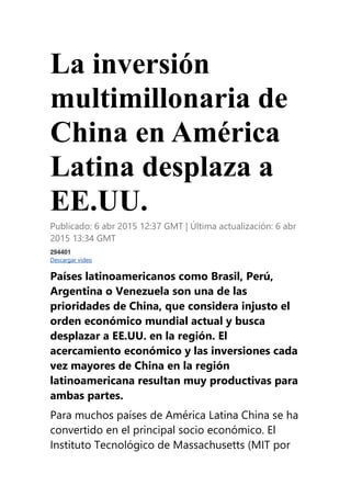 EE.UU. podría desplazar a la Argentina de uno de sus principales mercados de exportación en El Cronista, Economía