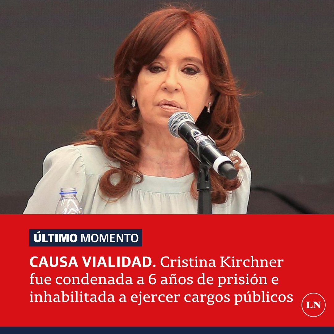 El juez Gorini le notificó la prisión domiciliaria a Cristina Kirchner en El Cronista, Economía