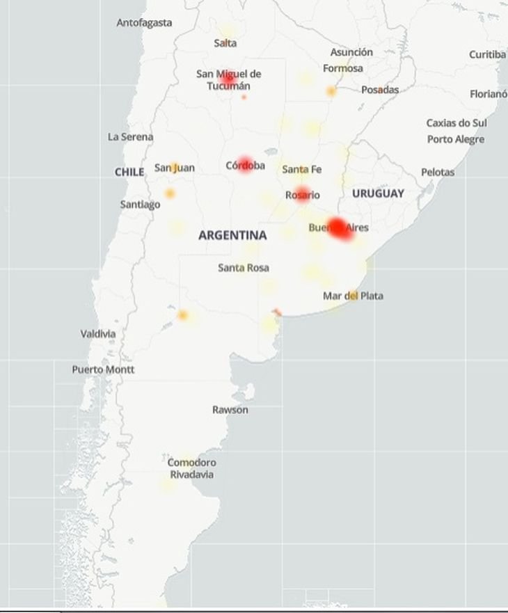 Se cayó Spotify en El Cronista, Actualidad