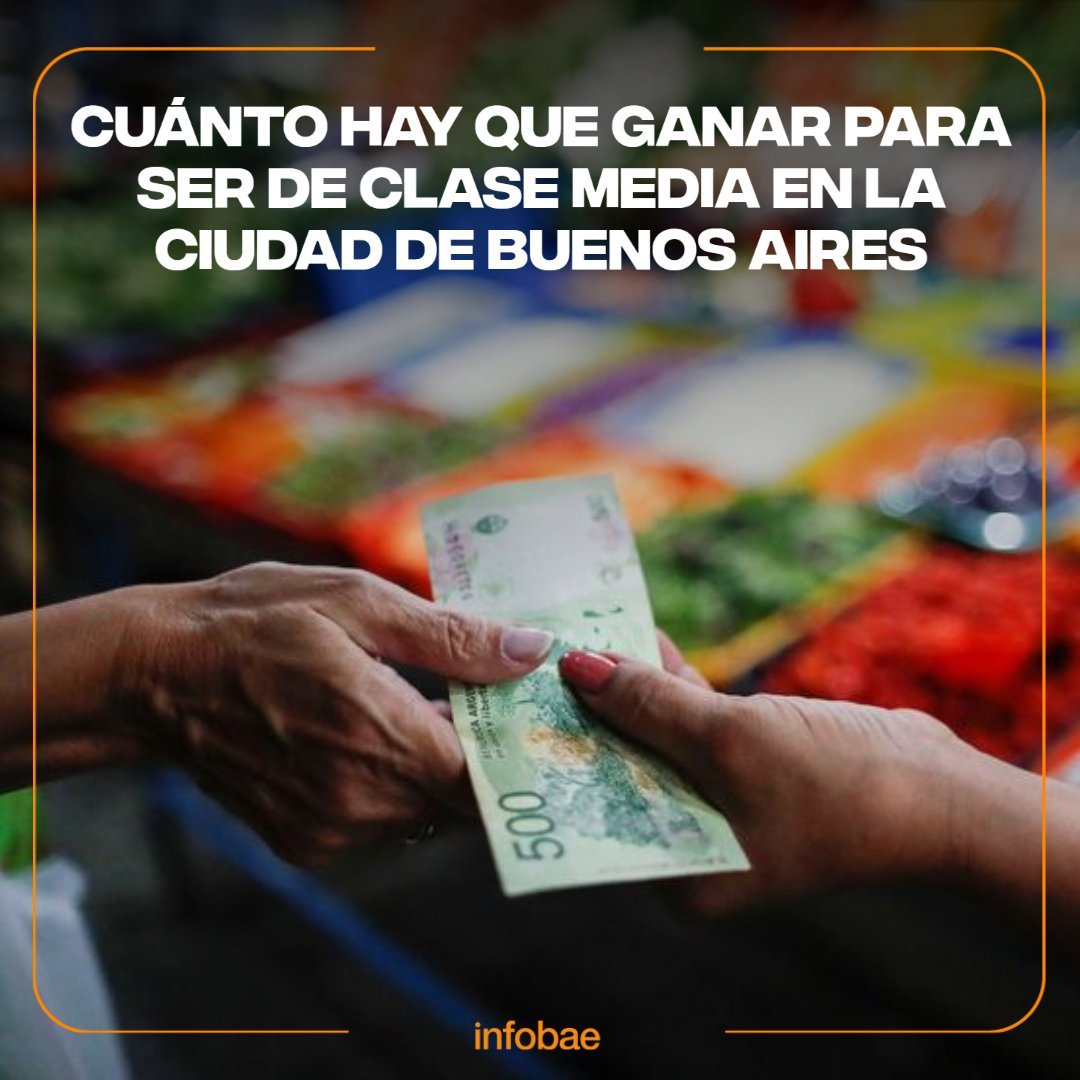 Cuánto hay que ganar para ser clase media en CABA en El Cronista, Economía