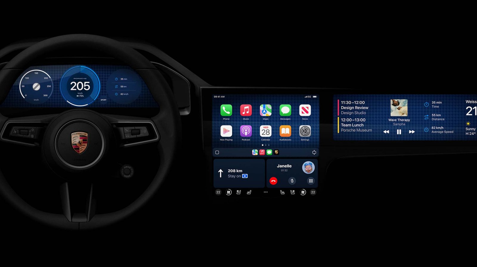 El nuevo CarPlay Ultra de Apple se detalla en un video. Apple Watch