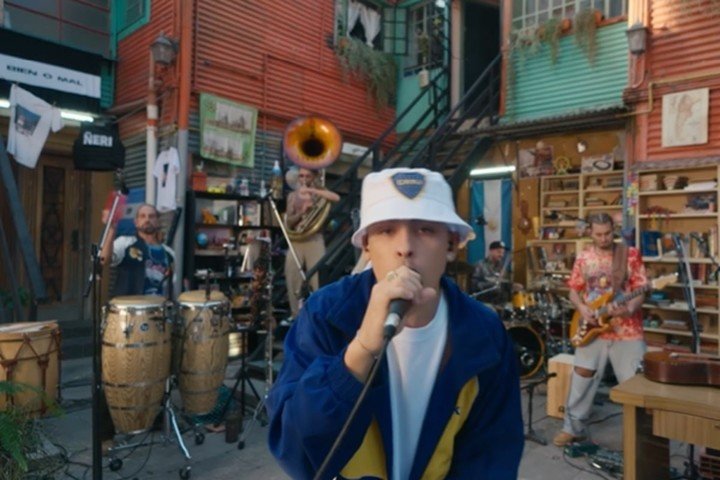 Trueno. El rapero hizo su Tiny Desk en su propio barrio, La Boca.