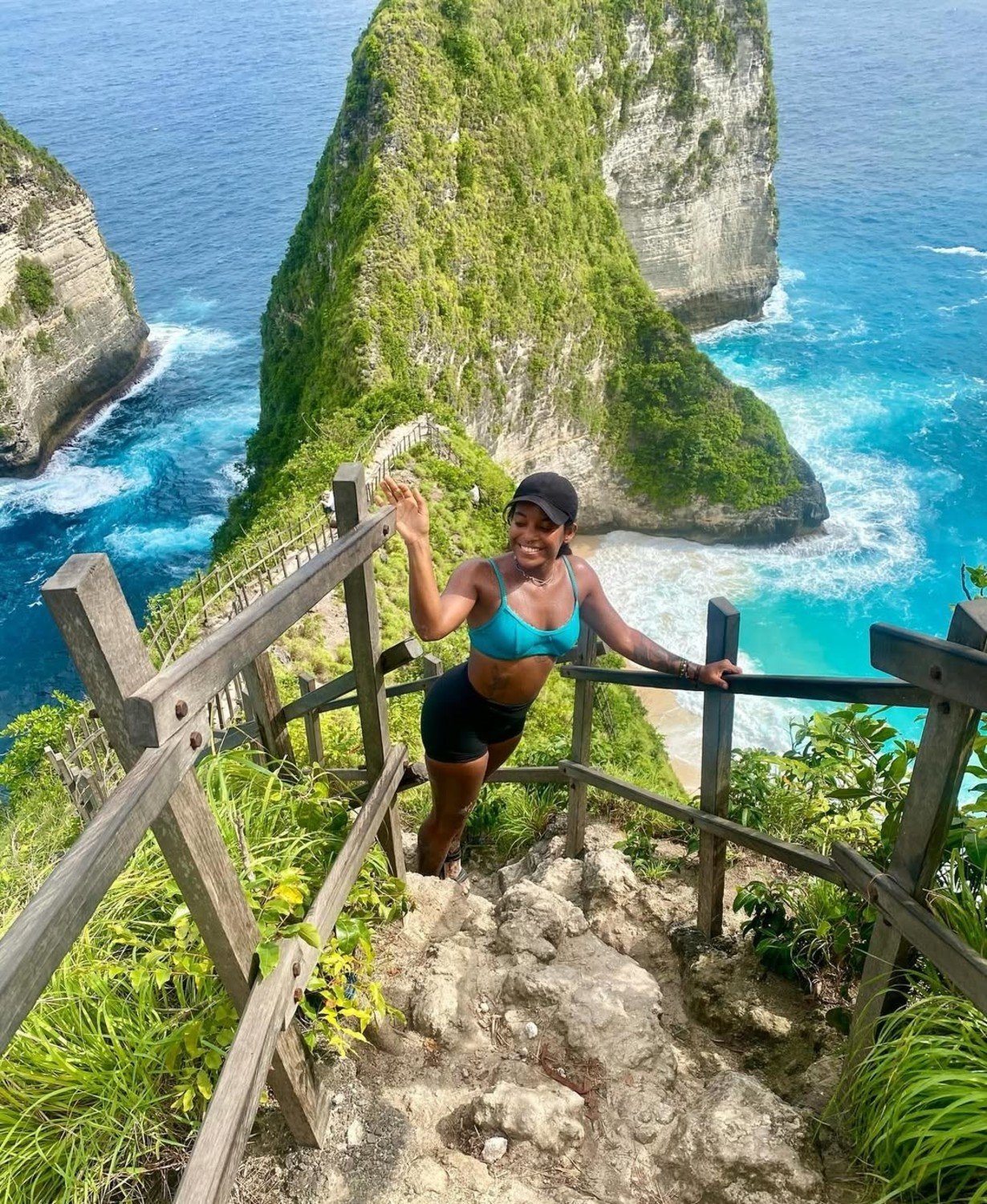Desde febrero, Juliana estaba viajando de mochilera por distintos lugares de Asia. Foto: IG @ajulianamarins