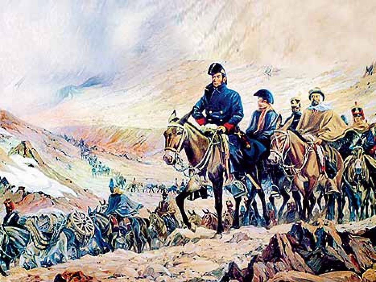 El legado de la gesta sanmartiniana  de 1817 Argentina