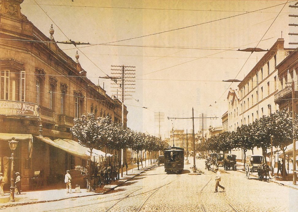 La llegada de la primera traíña a Buenos Aires 1796 Argentina