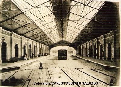 La llegada de la primera línea de ferrocarril a Buenos Aires 1857 Argentina