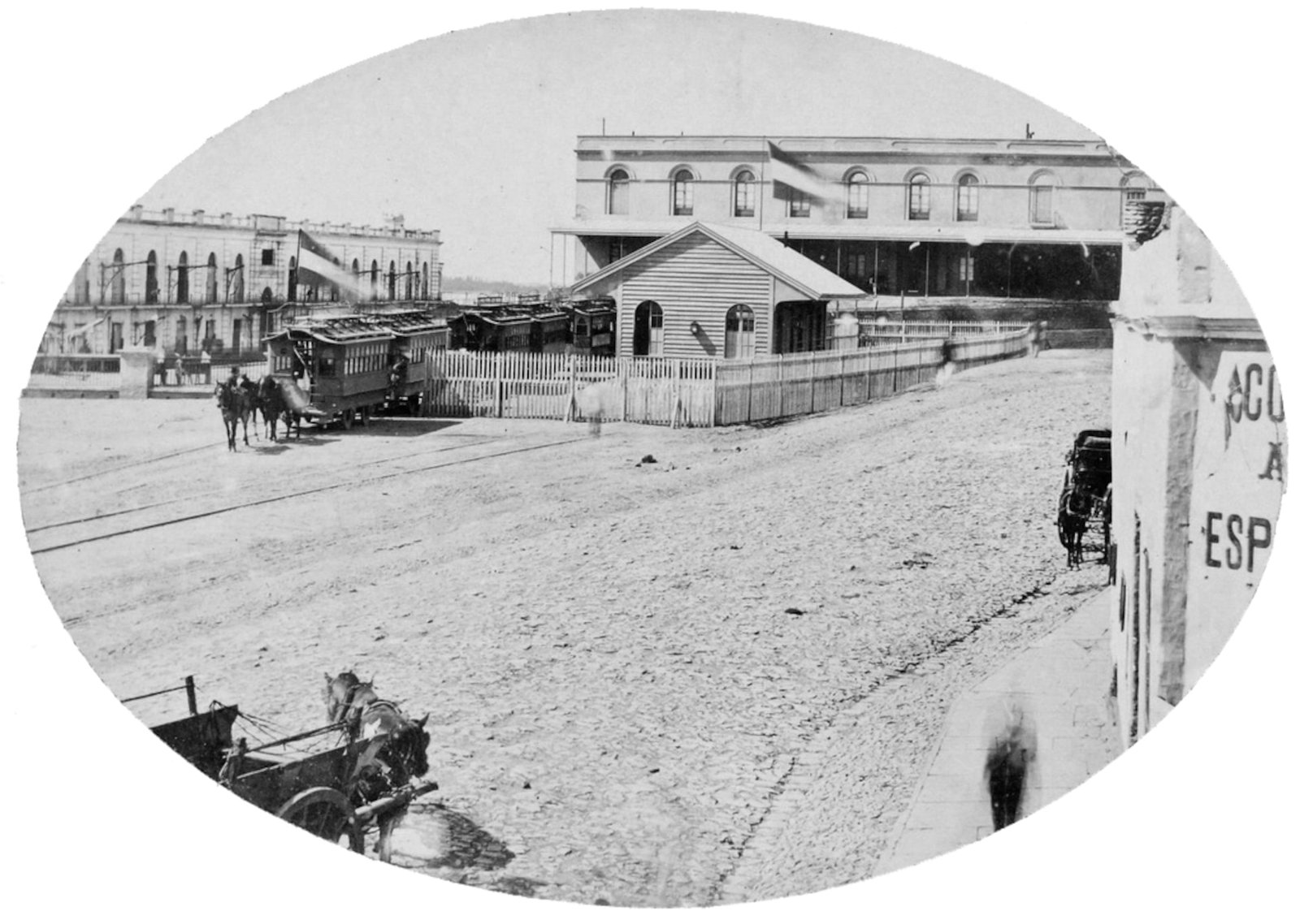 La Inauguración del Tranvía de Buenos Aires 1887 Argentina
