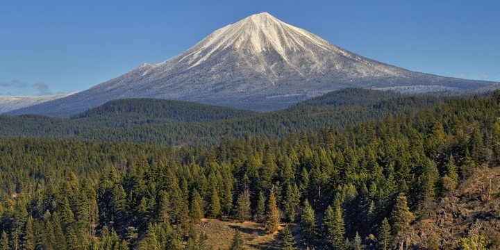 El volcán Klyuchevskaya.