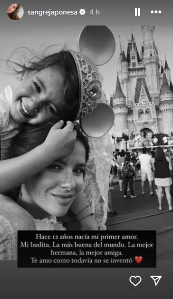 El mensaje de La China Suárez por el cumple de Rufina. Fotos: Instagram.