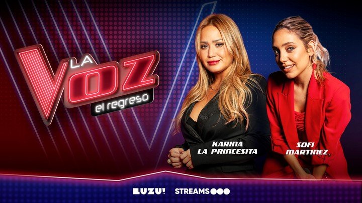 La Voz Argentina tendrá un streaming de repechaje con Sofi Martinez y Karina "a princesita". Foto: Telefe.