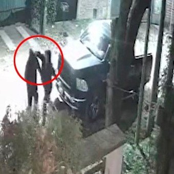 Video: con una trompada al mentón, el custodio de L-Gante evitó que le robaran su camioneta
