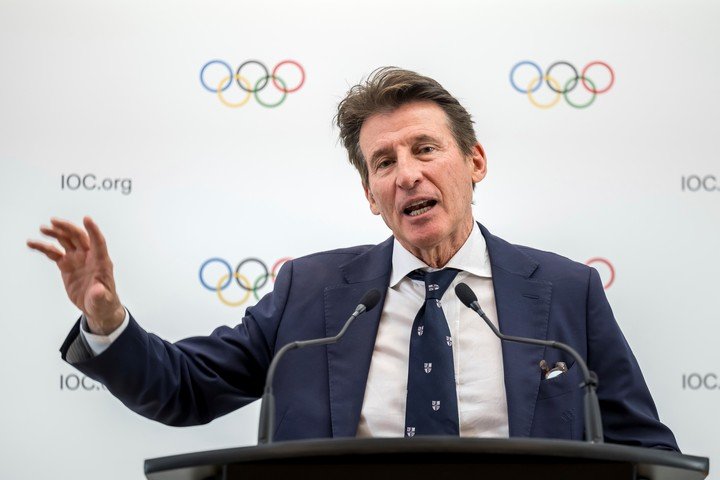 Sebastian Coe, presidente de World Athletics. (AP)