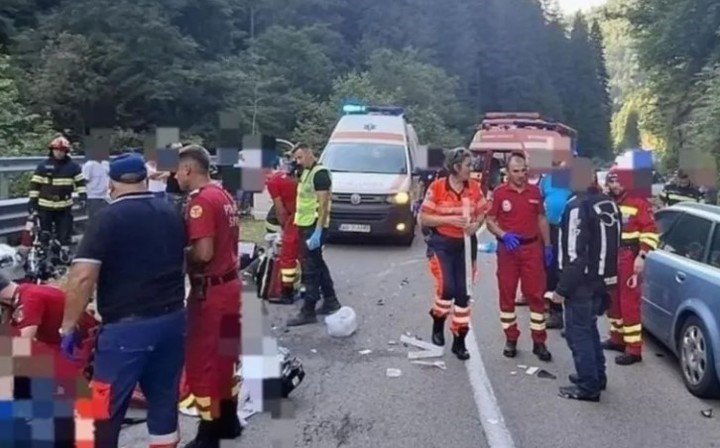 El lugar del accidente del empresario argentino Alberto Valsagna, en Rumania.