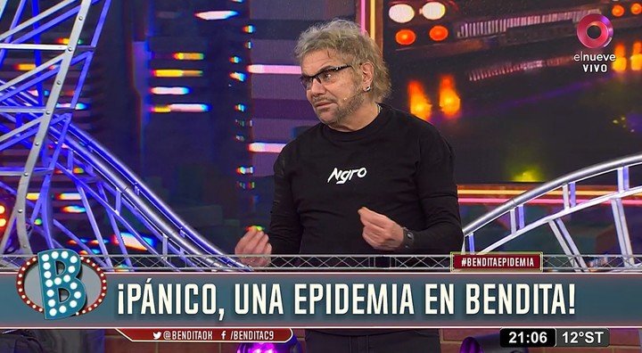 Beto Casella volvió a Bendita TV y habló sobre los motivos de su ausencia en el programa los últimos 2 días. | Foto: El Nueve